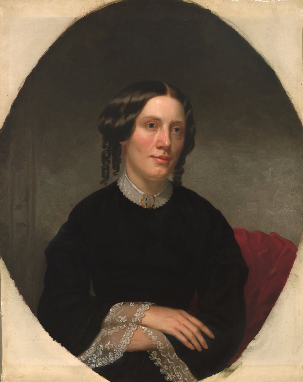 Harriet Elizabeth Beecher Stowe (1811- 1896) door Alanson Fisher