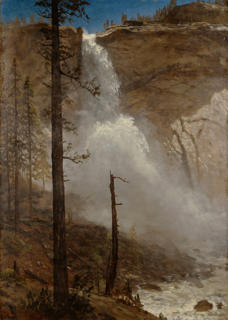 Watervallen van Yosemite door Albert Bierstadt