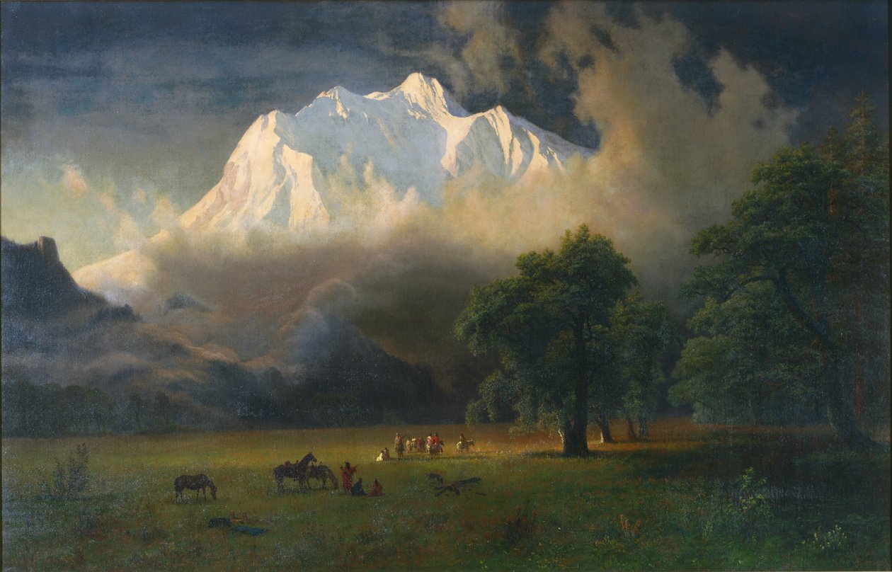 Mount Adams, Washington door Albert Bierstadt