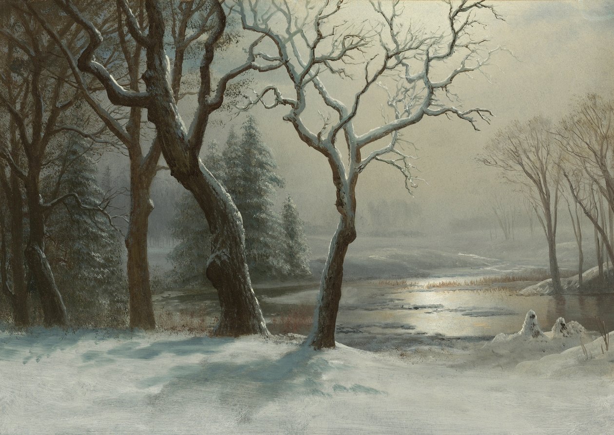 Winter in Yosemite door Albert Bierstadt