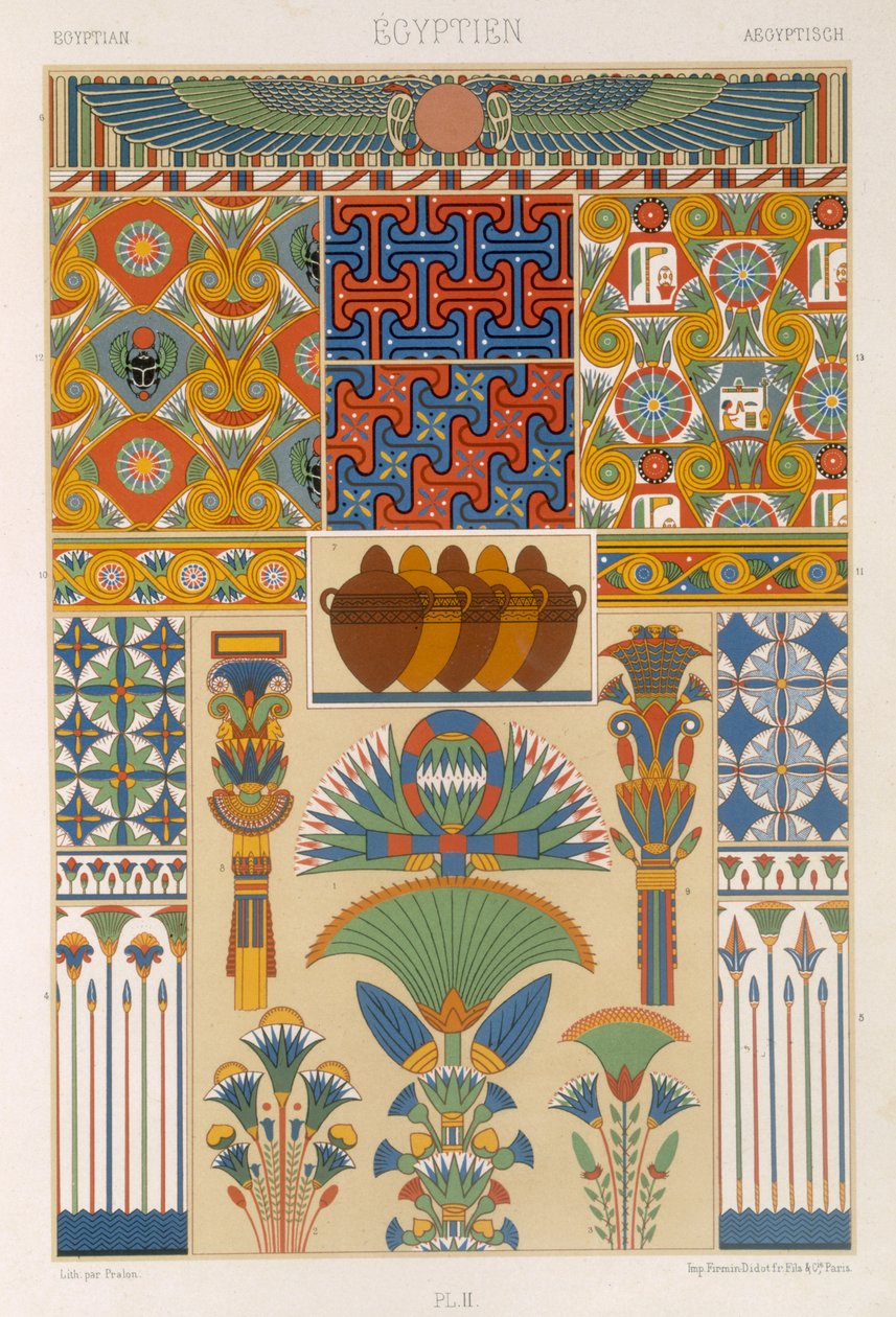Egyptische Stijl, plaat II uit 