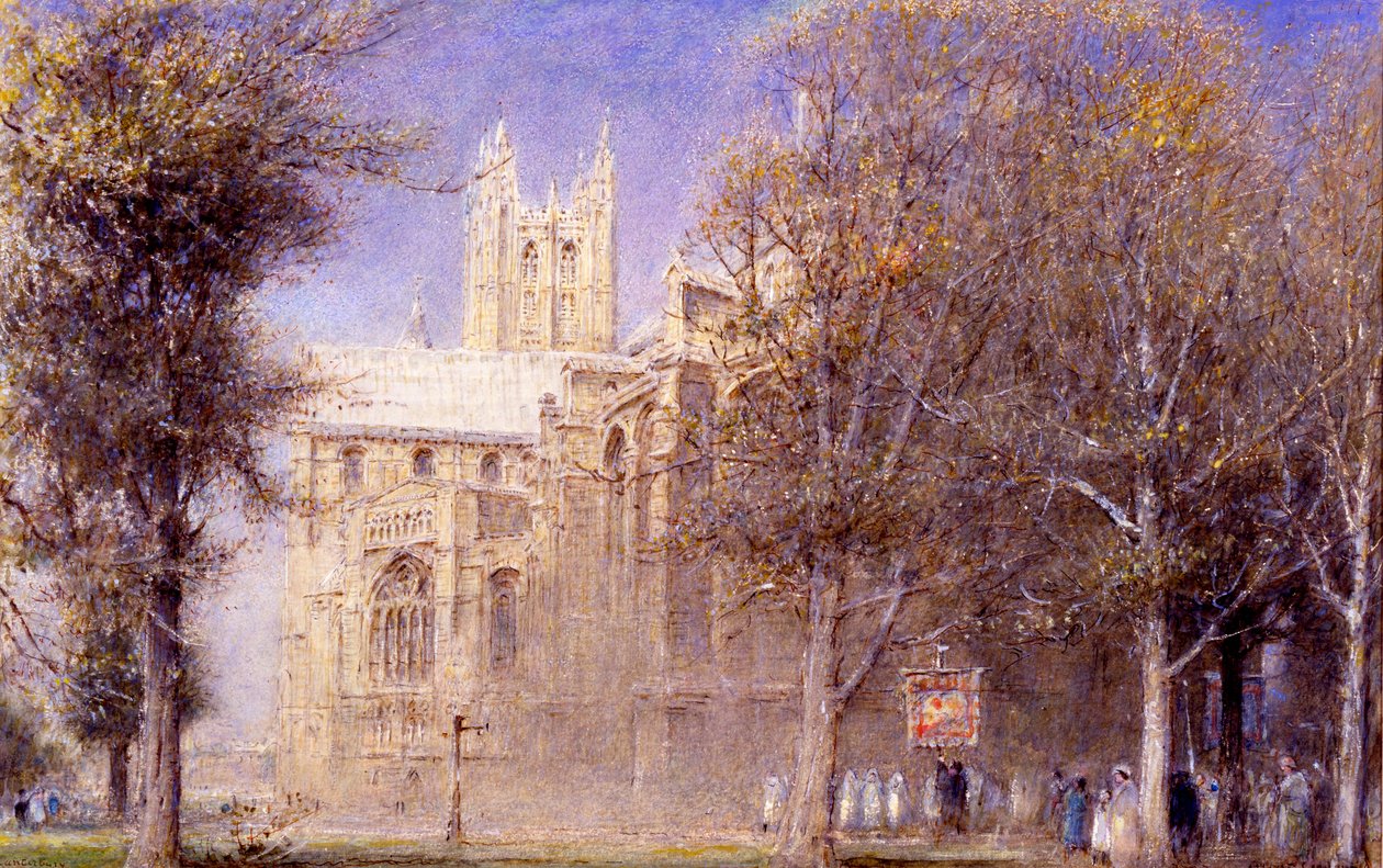 Canterbury, 1942 door Albert Goodwin
