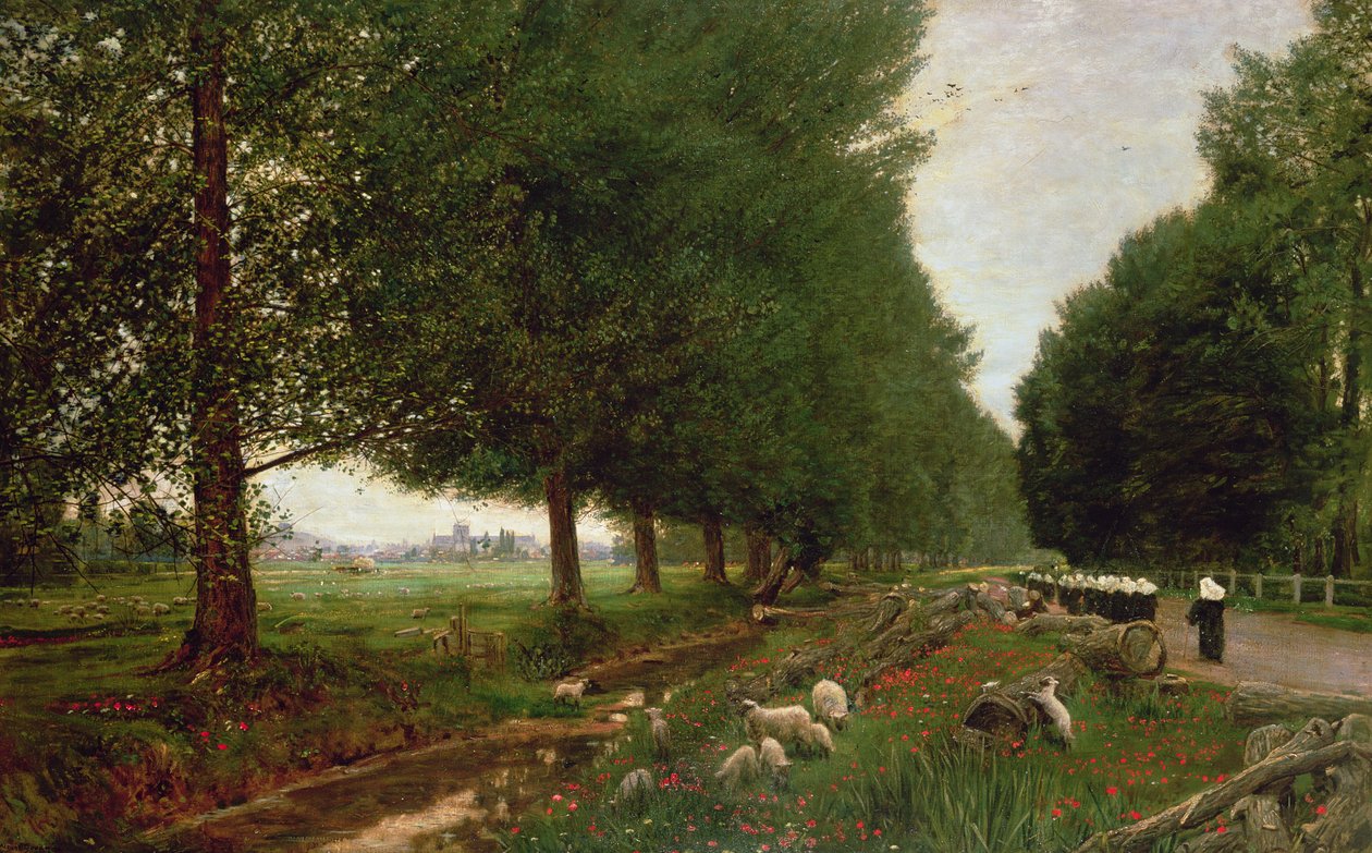 Op weg naar Winchester door Albert Goodwin