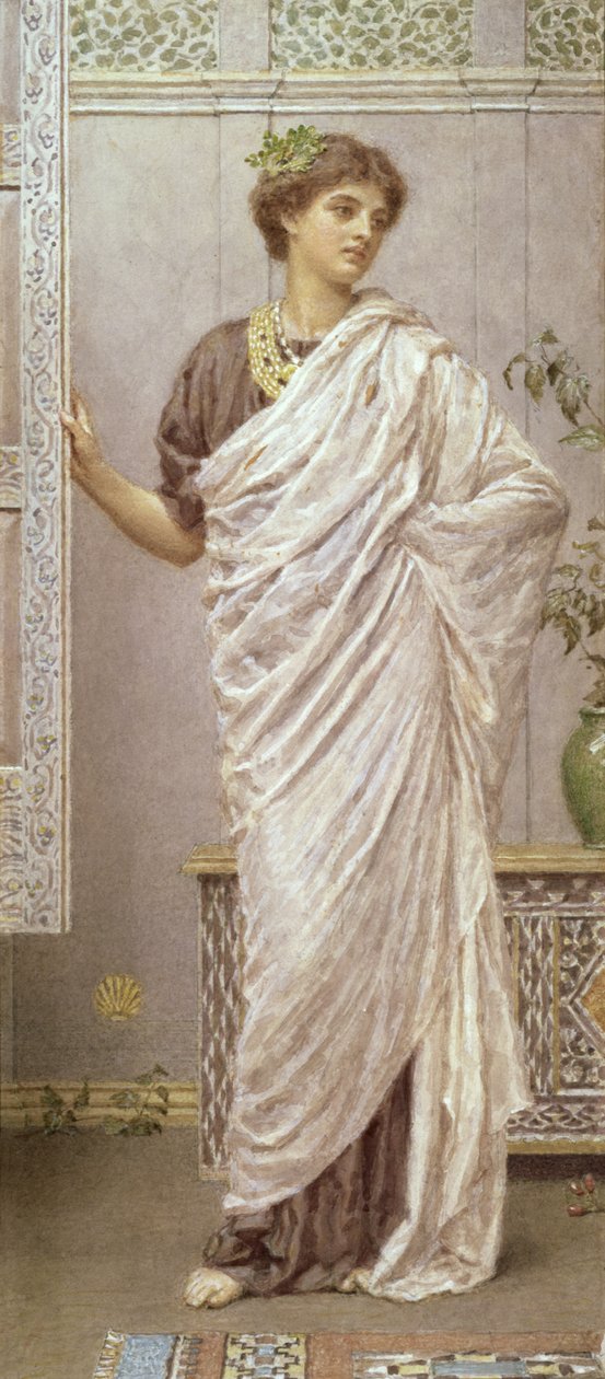 Deur van een kledingkast door Albert Joseph Moore