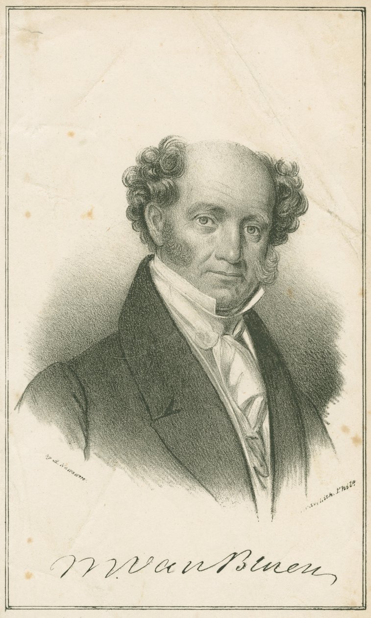 Martin Van Buren, 1840 door Albert Newsam