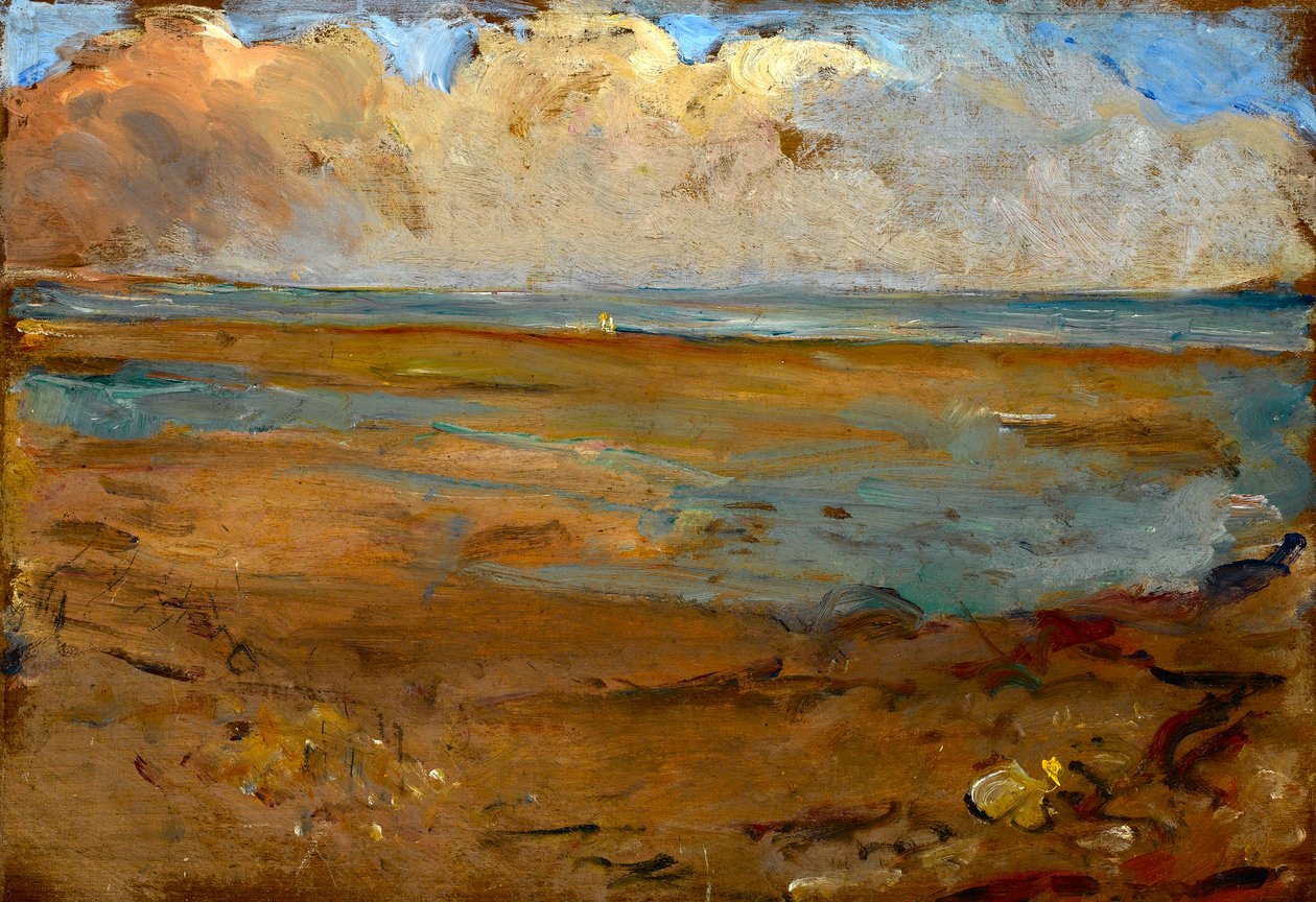 Zeegezicht, ca. 1890 door Albert de Belleroche