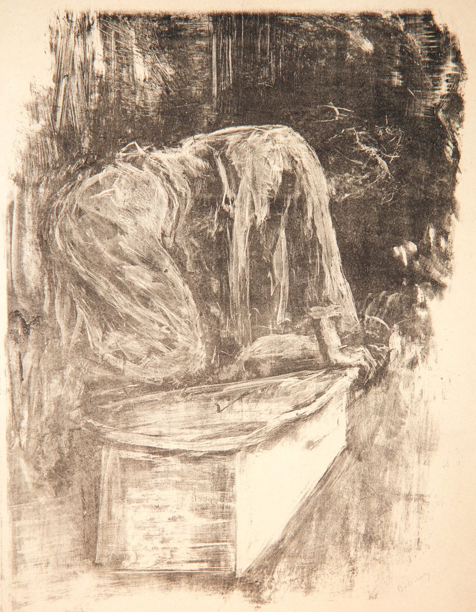 Studie, 1902 door Albert de Belleroche