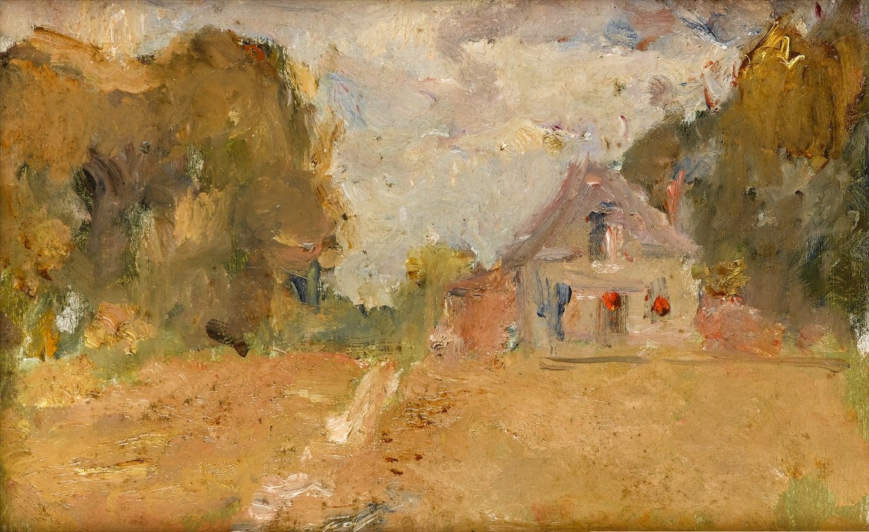Het Postkantoor, Saint-Hubert, Rozay-en-Brie, Seine-et-Marne, Île-de-France, circa 1890s door Albert de Belleroche