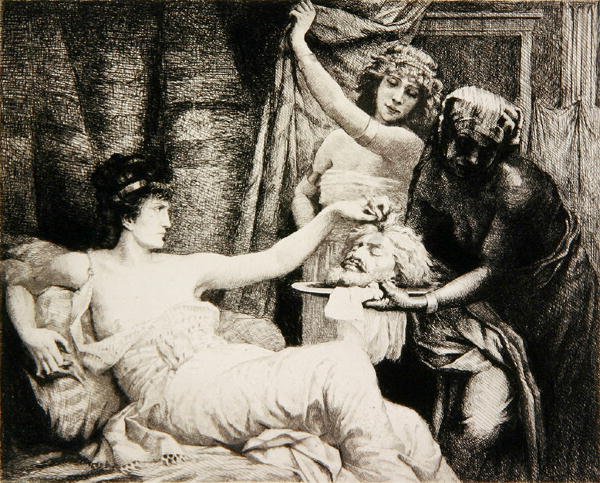 Herodias ca. 1878 door Albert Alexander Paul Rouffio