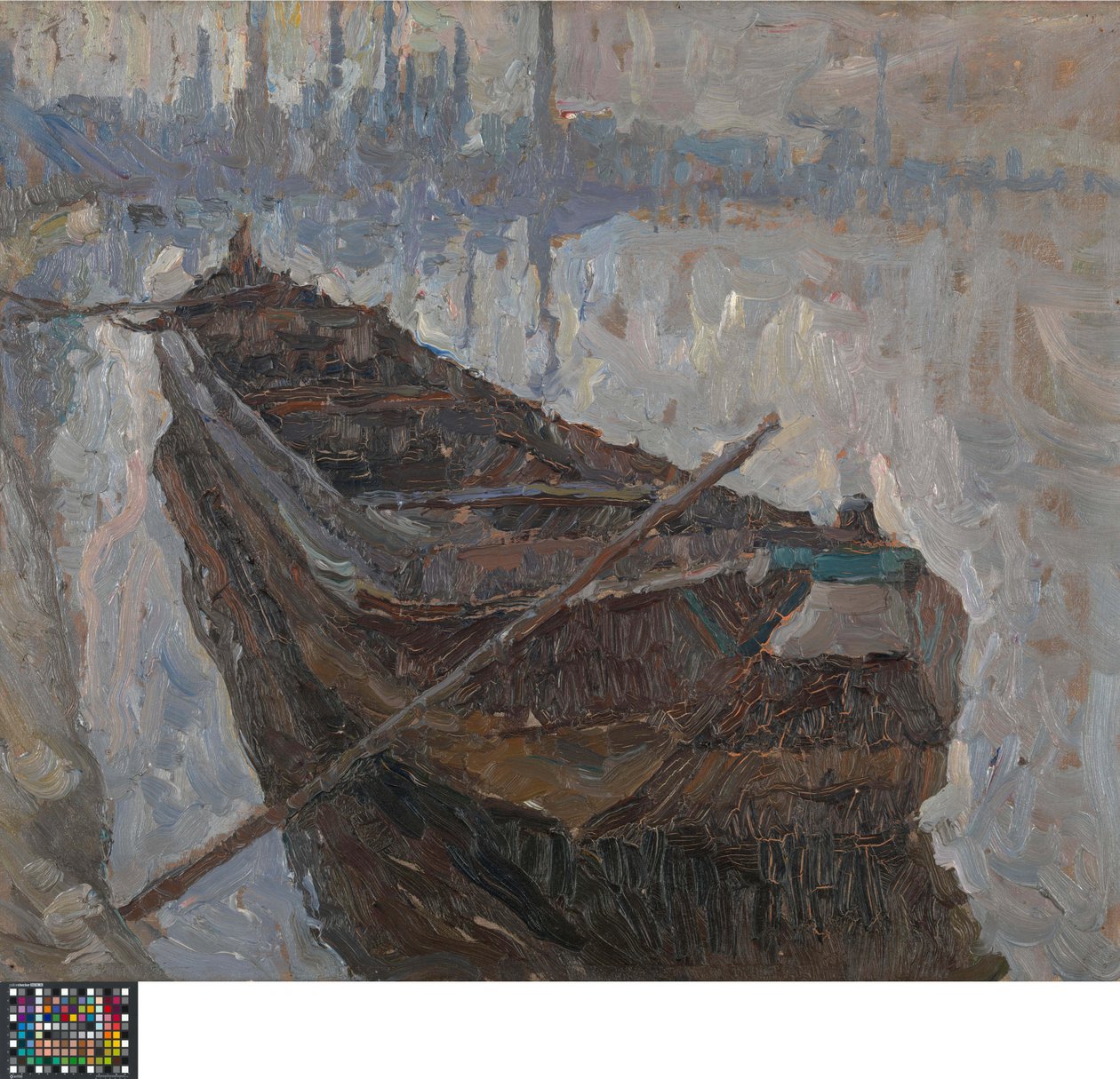 Boot op de Maas door Albert Baertsoen