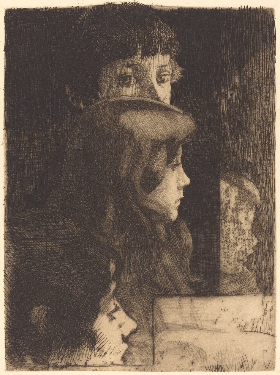 Een Familie door Albert Besnard