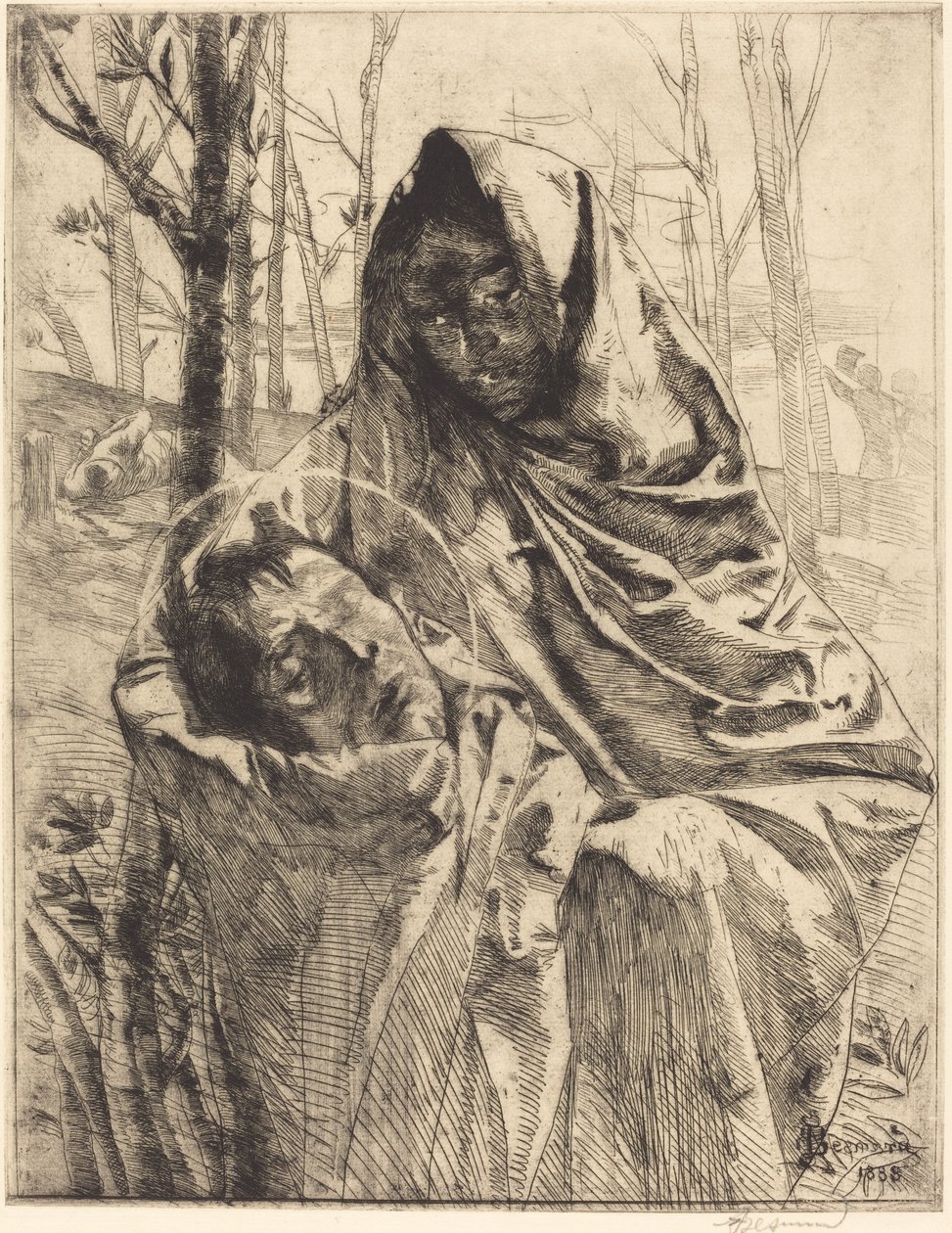 Een martelaar door Albert Besnard