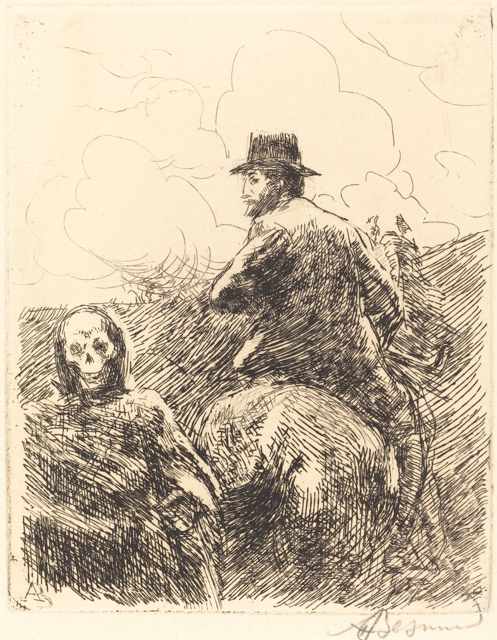 Gevaar voorbij door Albert Besnard