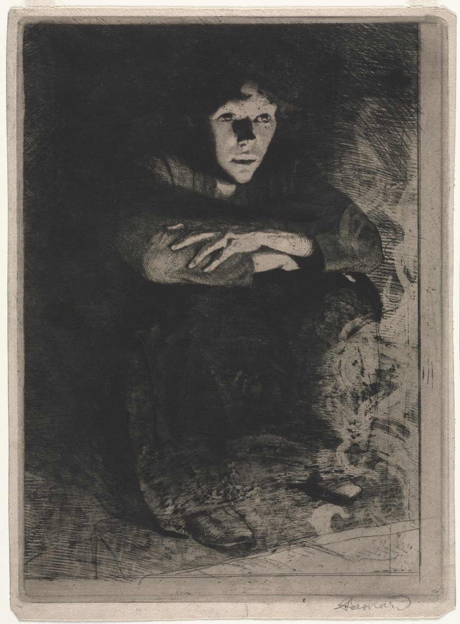 In de as door Paul Albert Besnard