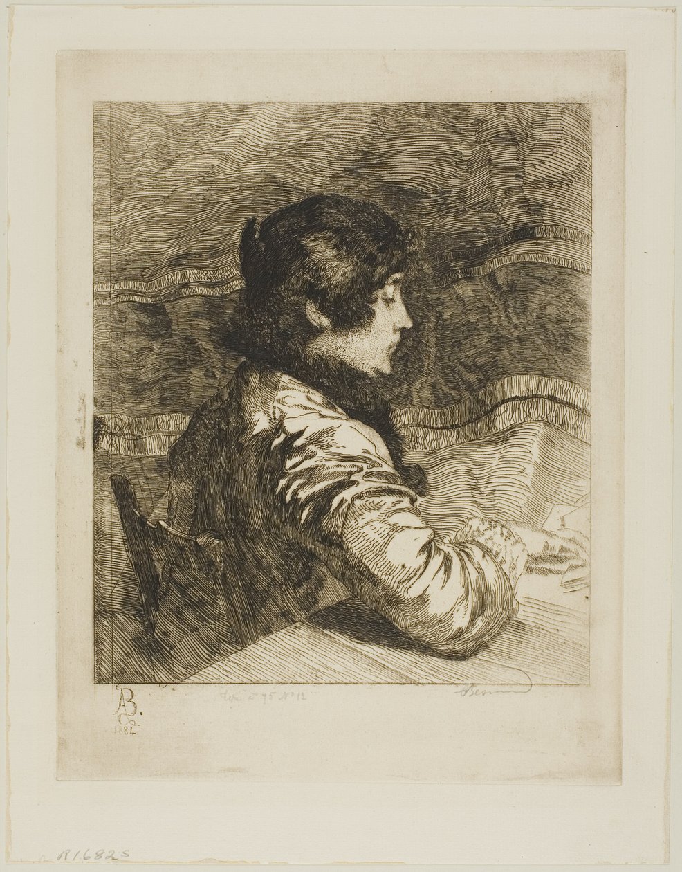 Madame Besnard door Albert Besnard