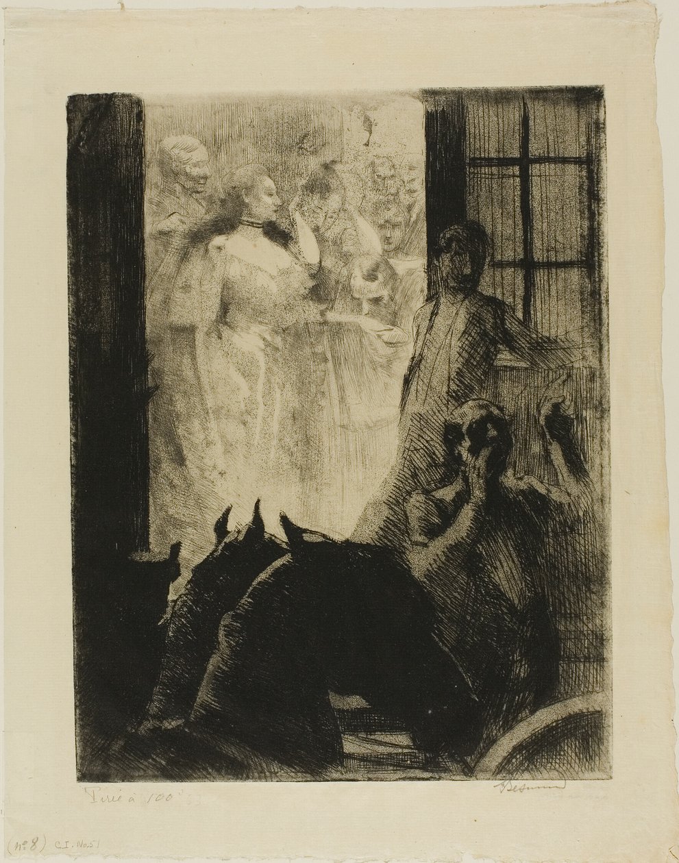 Sociaal succes, plaat zeven van Woman door Albert Besnard