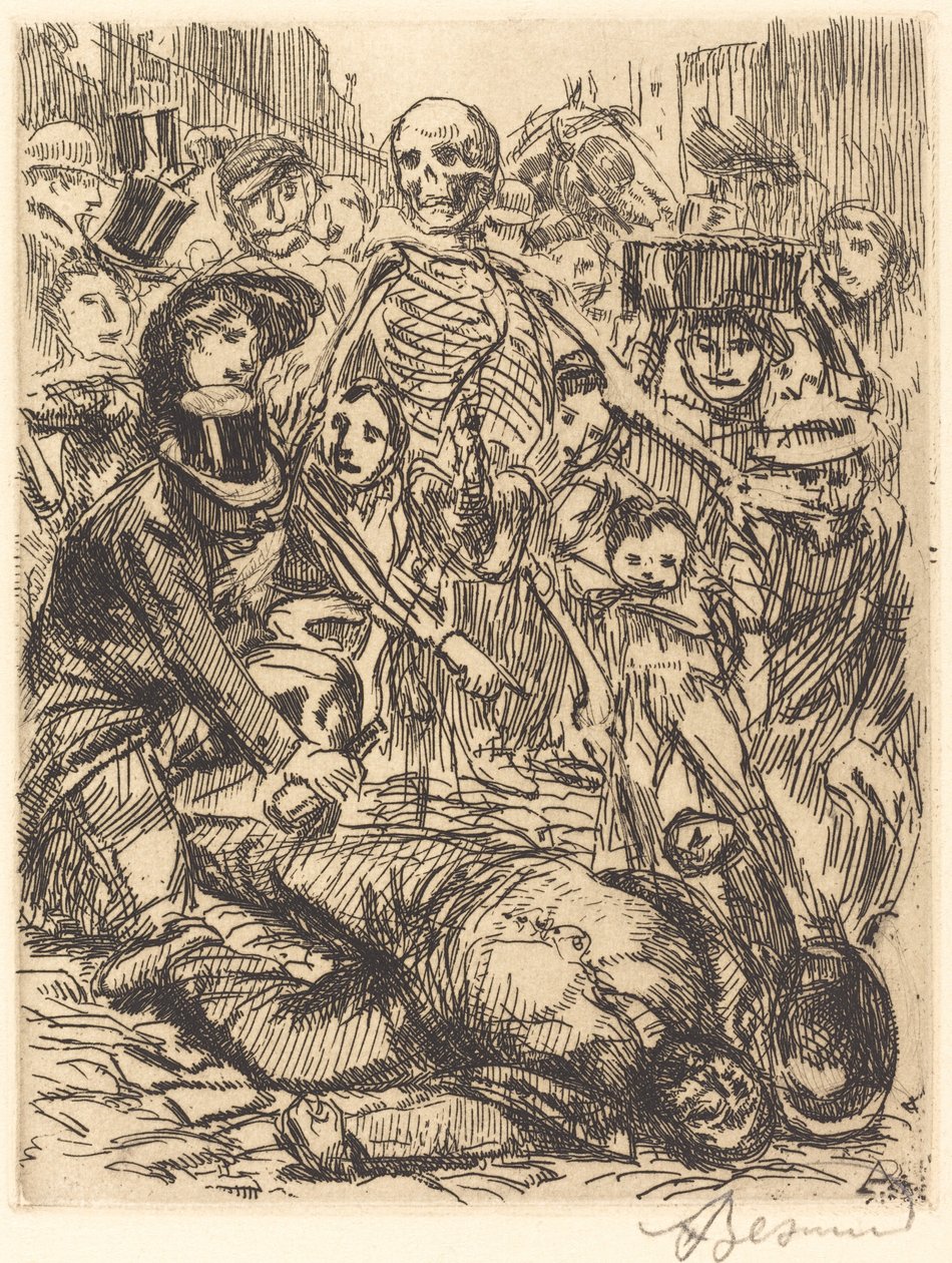 Het ongeluk door Albert Besnard