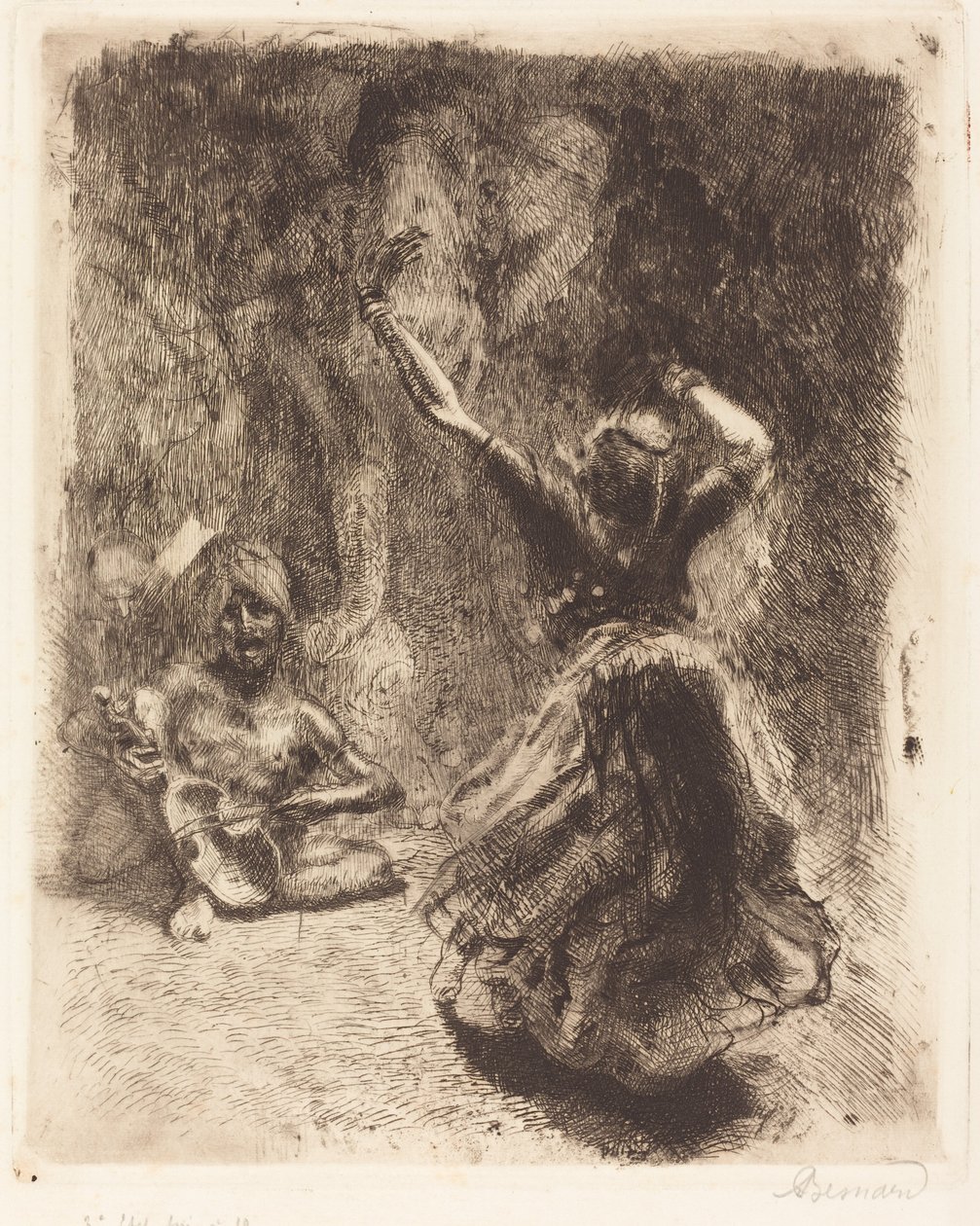 De danseres van Tanjore door Albert Besnard