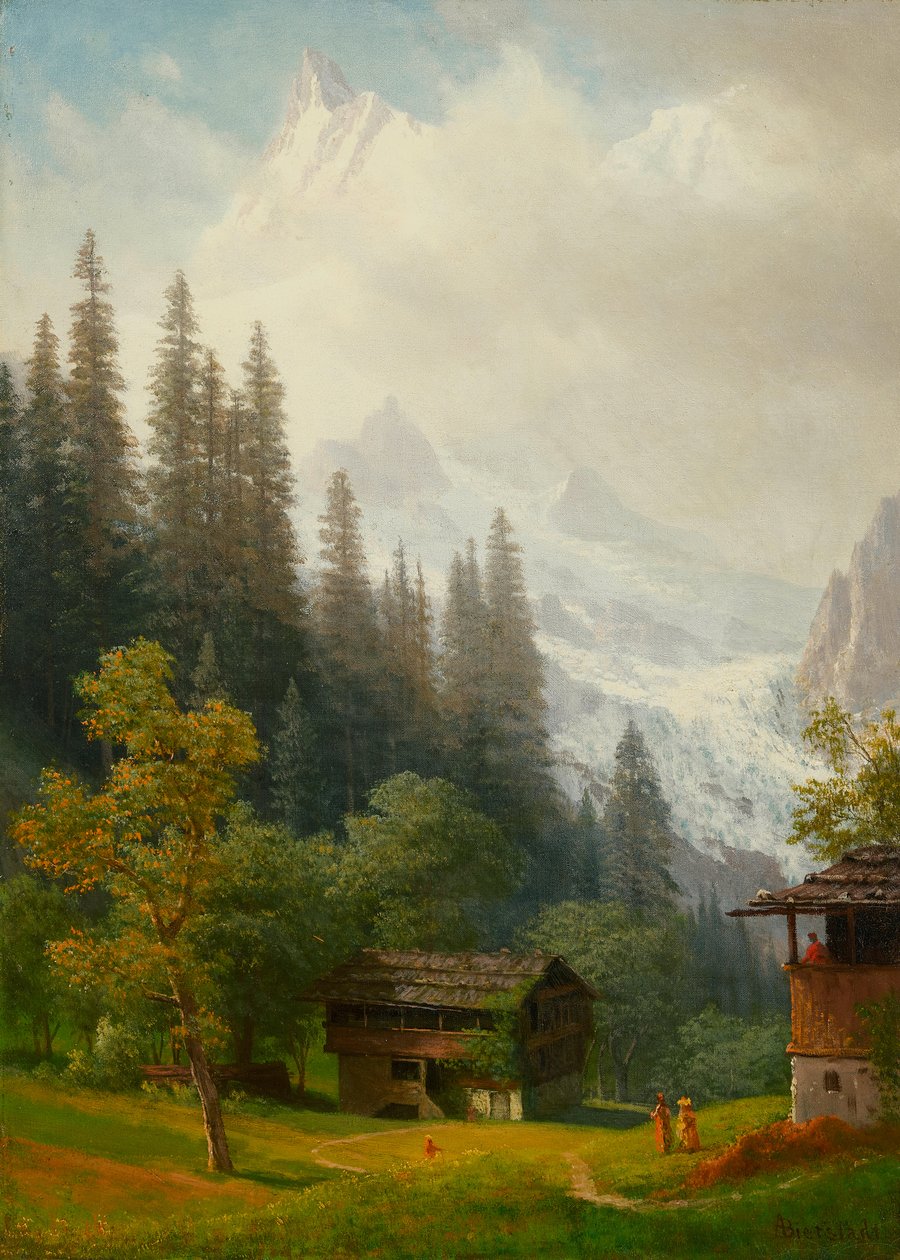 Alpenlandschap door Albert Bierstadt