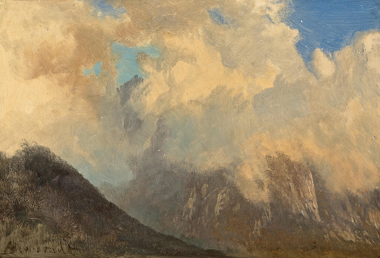 In Tirol door Albert Bierstadt