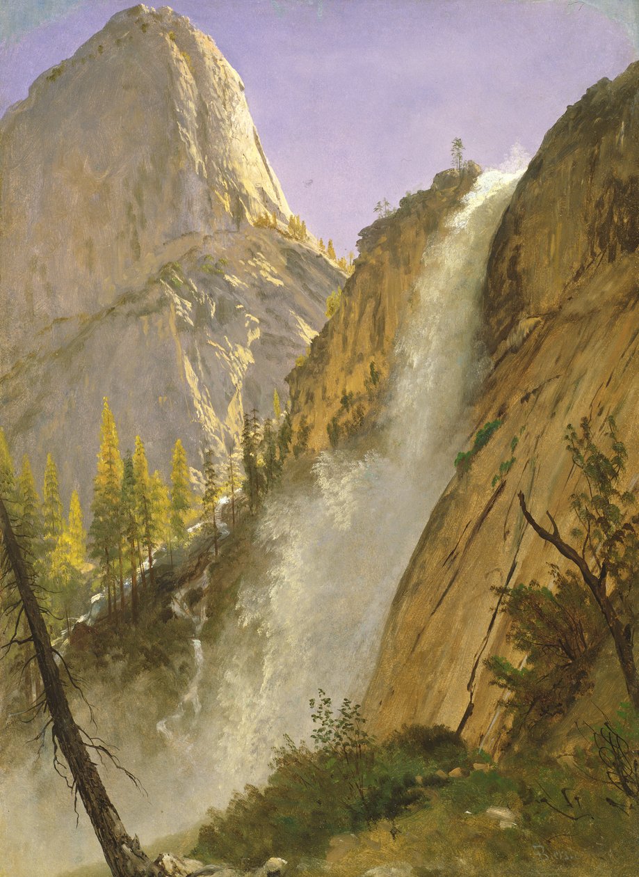 Liberty Cap, Yosemite Valley, 1873 door Albert Bierstadt