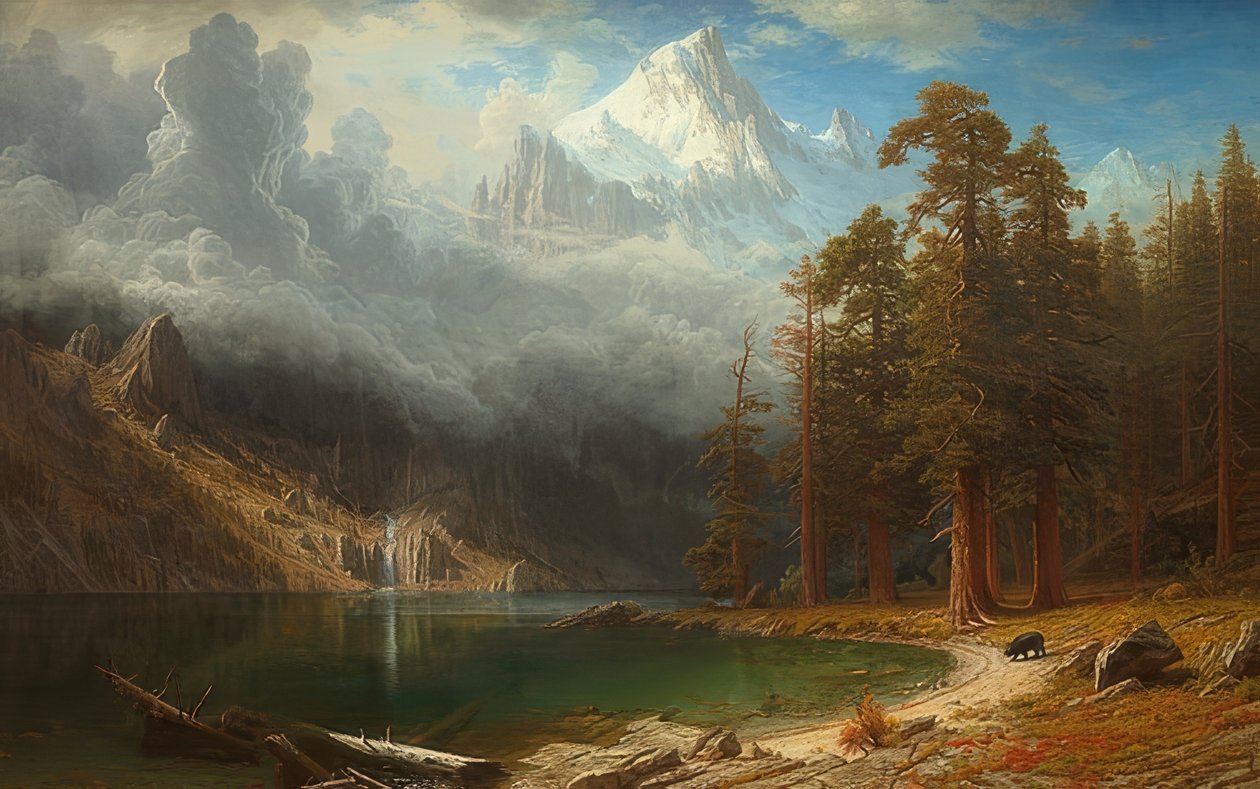 Mount Corcoran door Albert Bierstadt