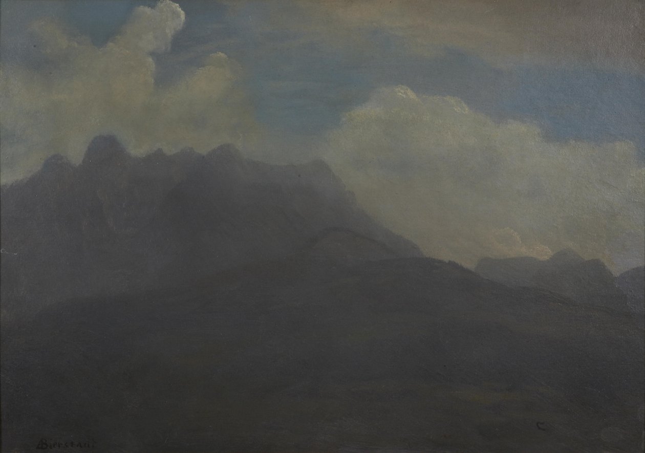 Bergen en uitlopers door Albert Bierstadt