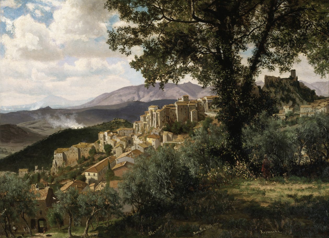 Olevano door Albert Bierstadt