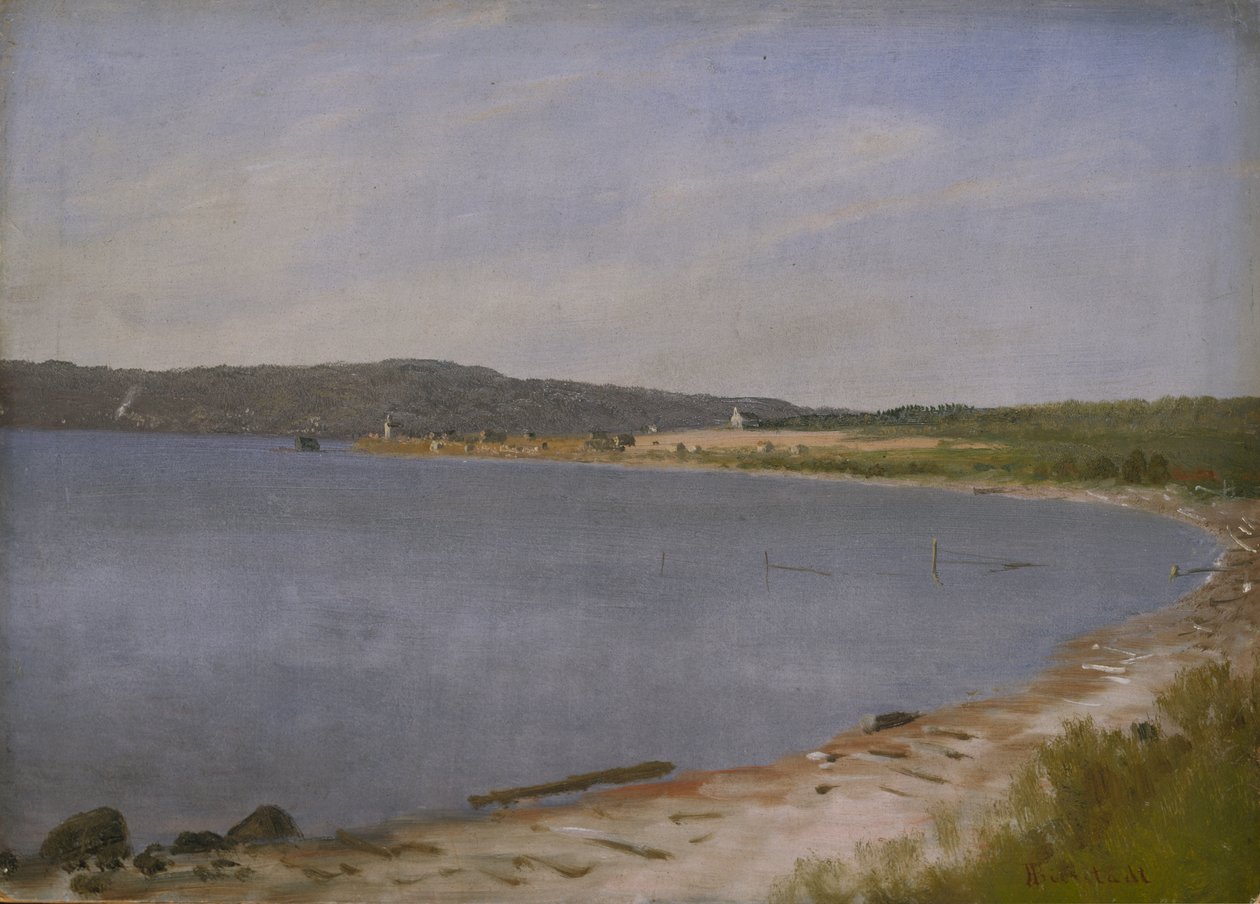 San Francisco Bay, 1871-1873 door Albert Bierstadt