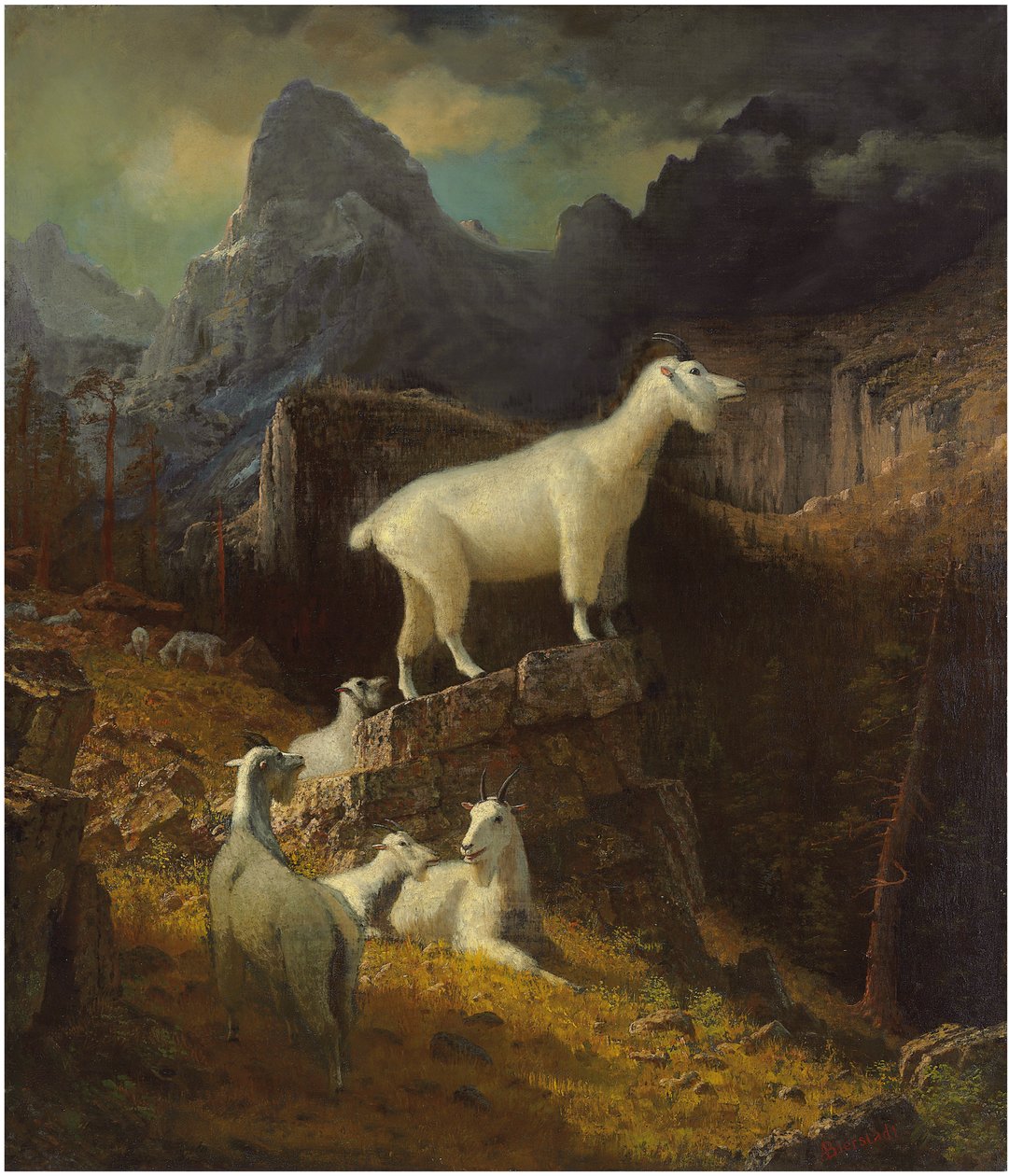 Onbekend beeld door Albert Bierstadt