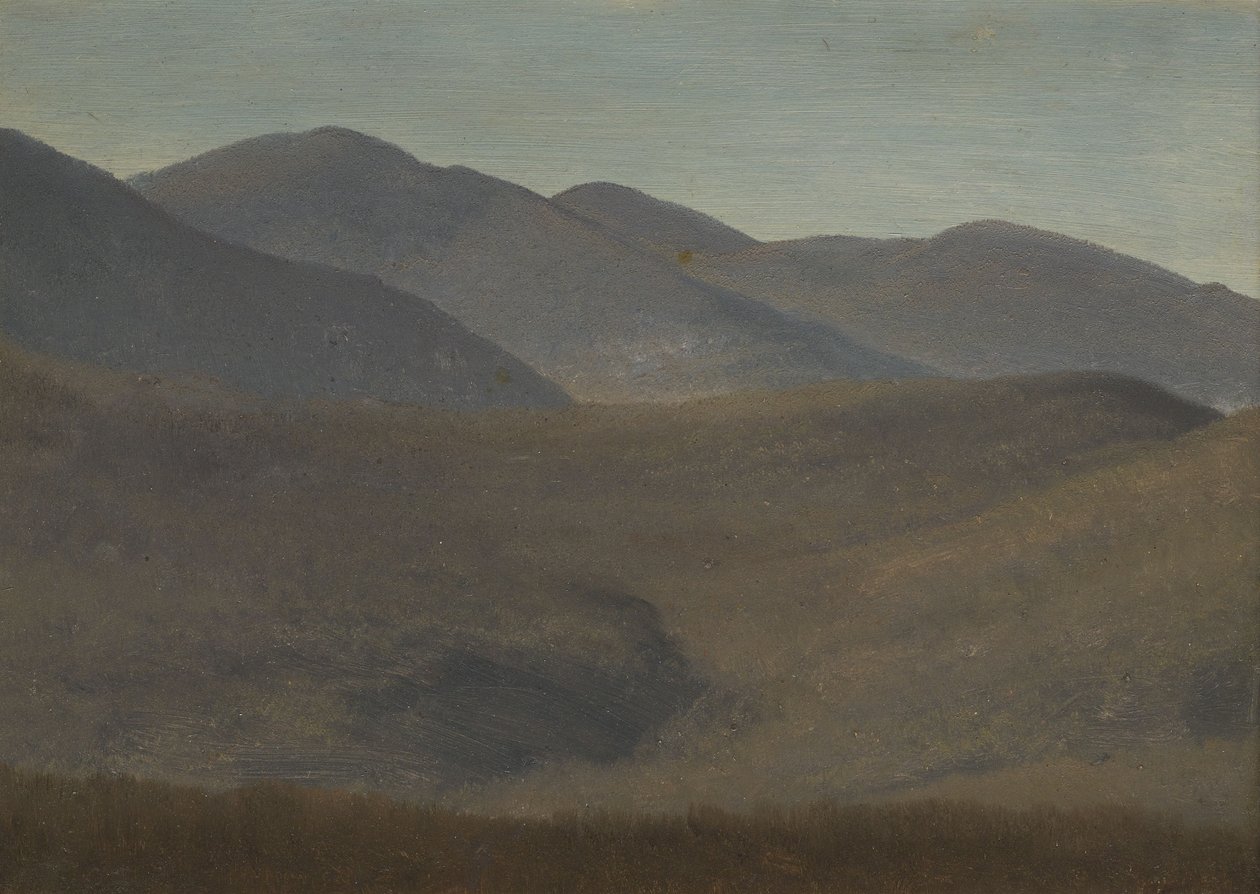 Heuvels: White Mountains, New Hampshire door Albert Bierstadt