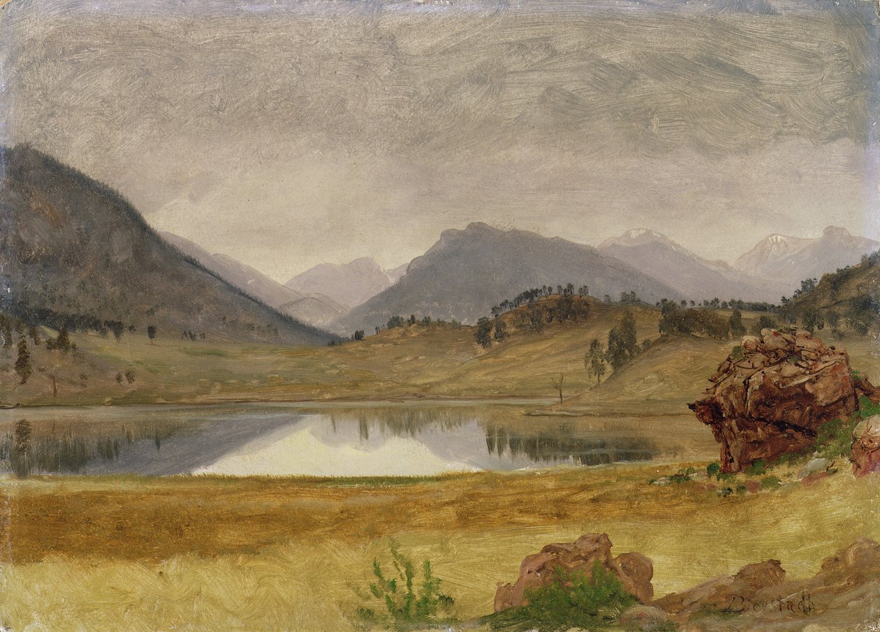 Wind River Country, ca. 1860 door Albert Bierstadt