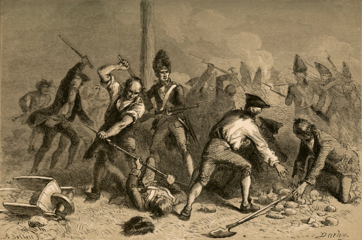 Verdediging van de Vrijheidspaal in New York, 1877 door Albert Bobbett