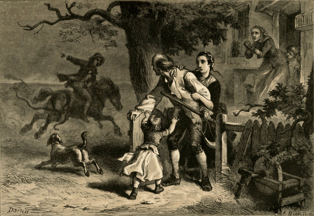 De oproep tot de wapens, 1877 door Albert Bobbett