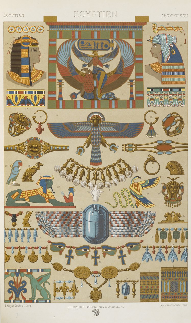 Egyptisch, plaat 4 uit 