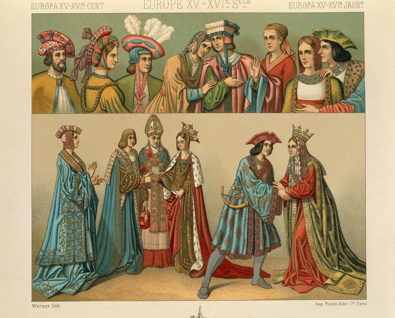 Le Costume Historique door Auguste Racinet, Volume IV door Albert Charles August Racinet