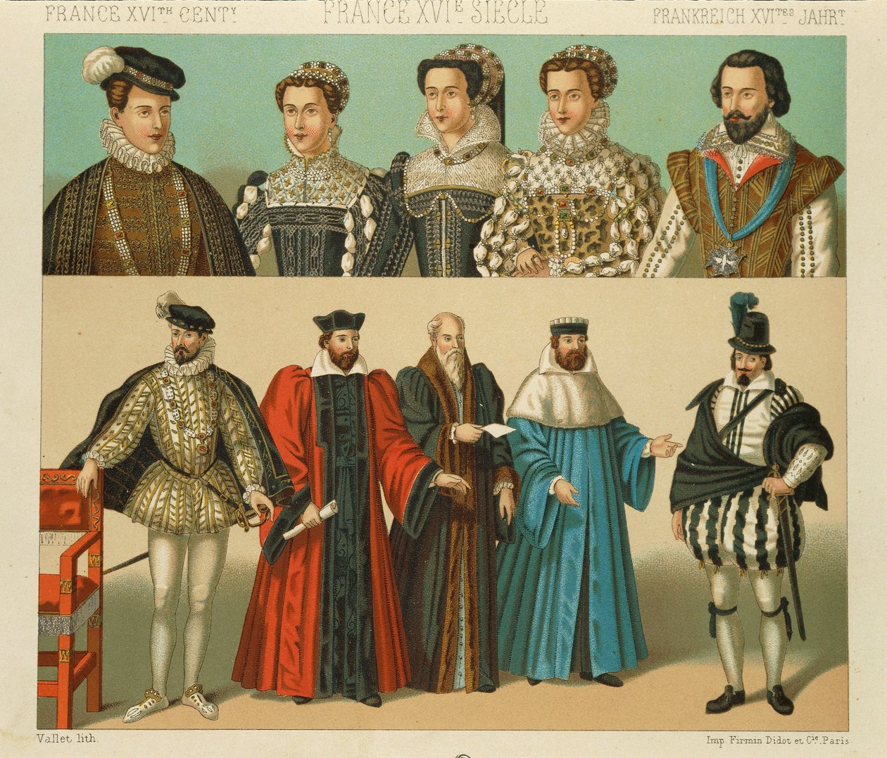 Le Costume Historique door Auguste Racinet, IV Volume door Albert Charles August Racinet