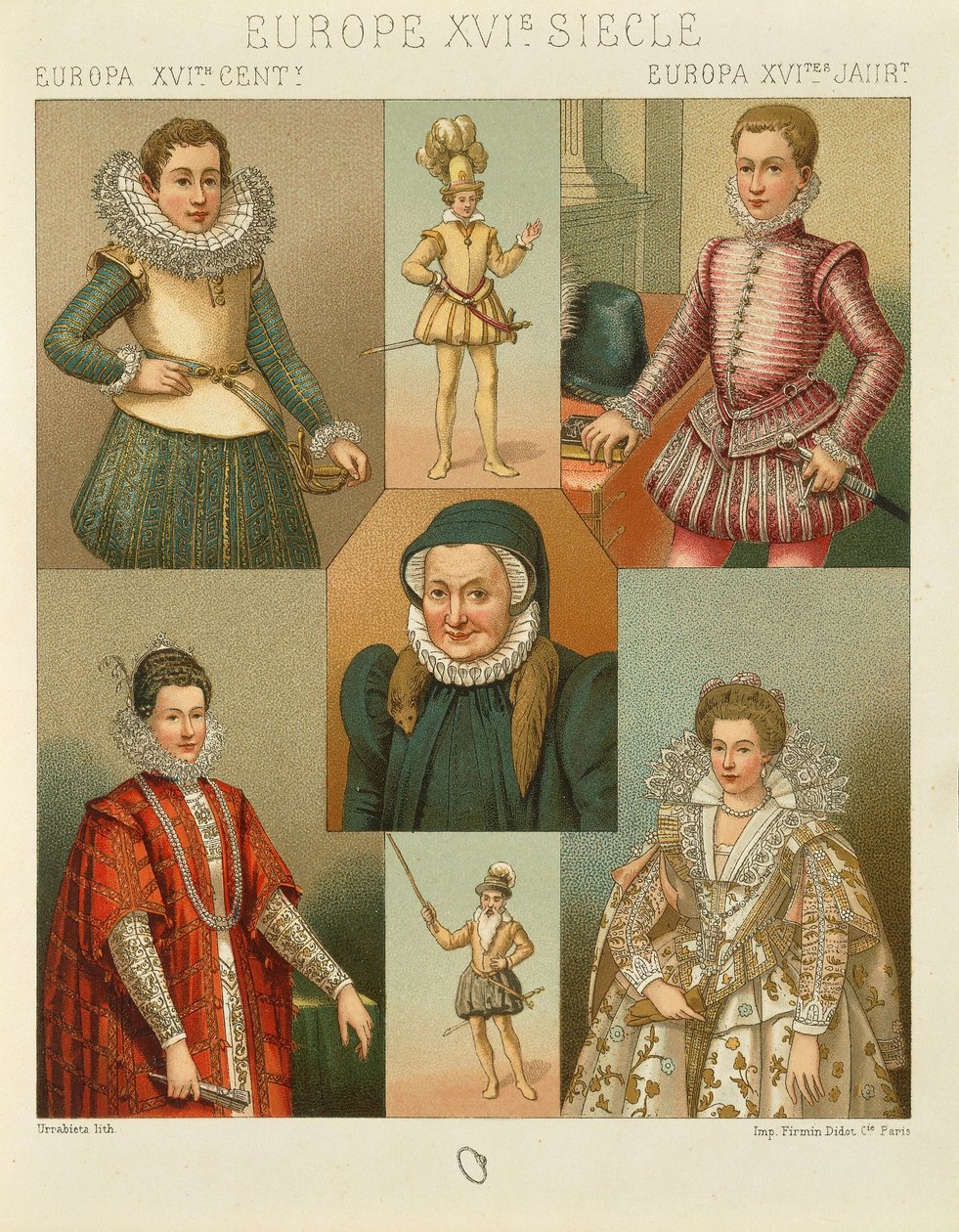 "Le Costume Historique" (The Complete Costume History) door Auguste Racinet, Volume IV door Albert Charles August Racinet