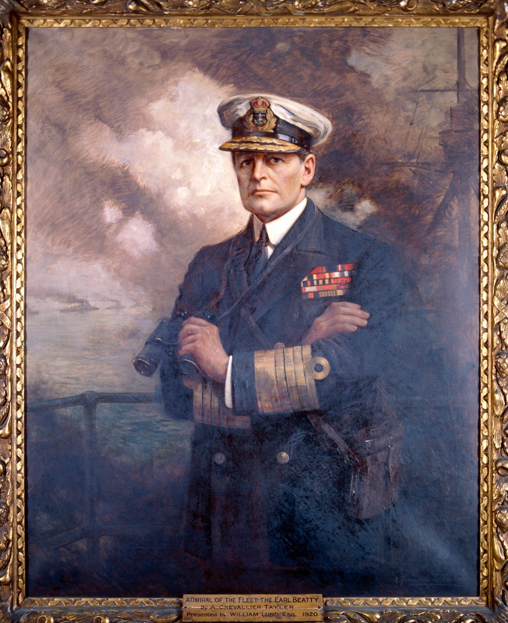 Admiraal van de vloot, de graaf Beatty, 1920 door Albert Chevallier Tayler