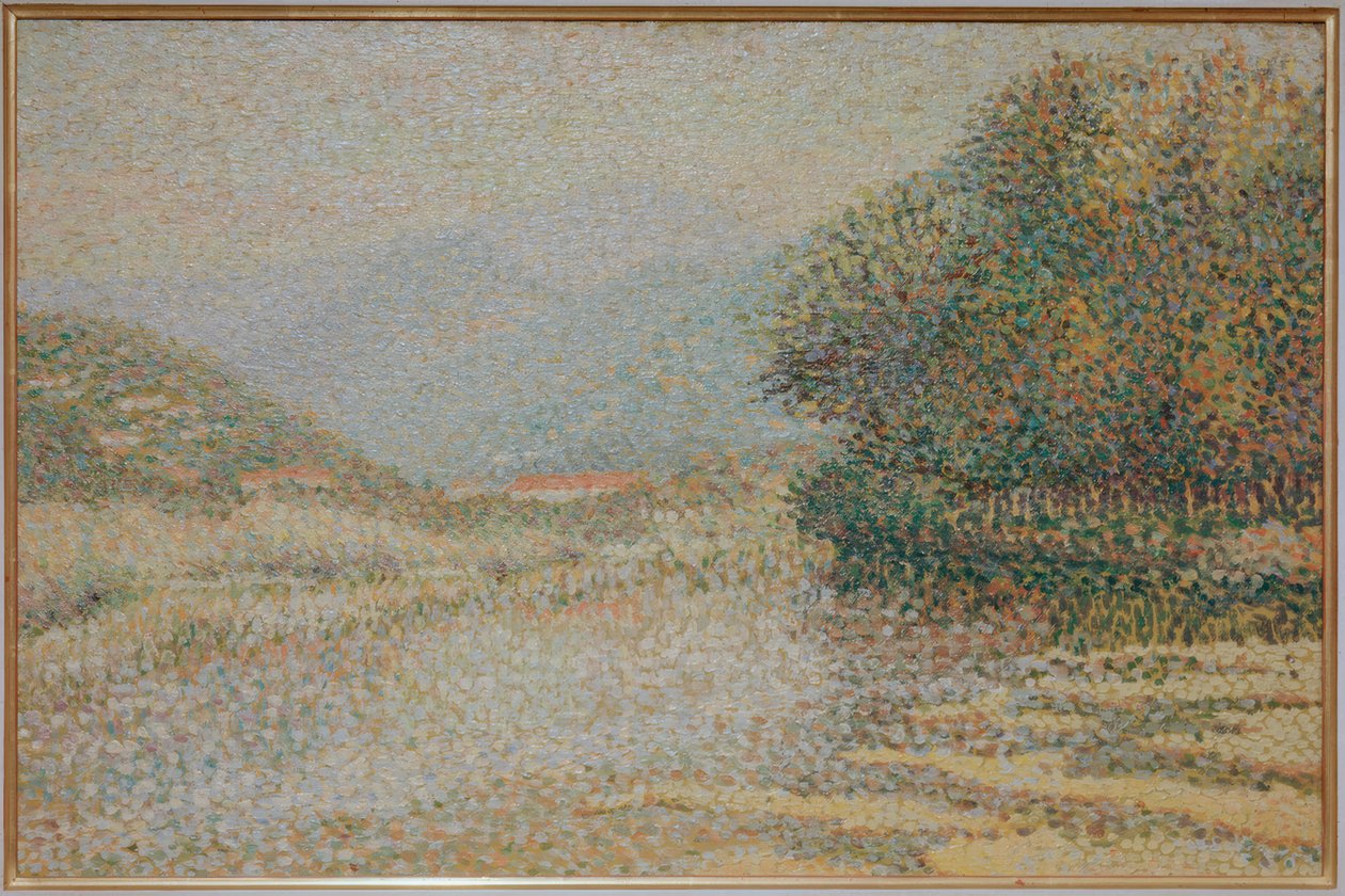 Landschap door Albert Dubois Pillet
