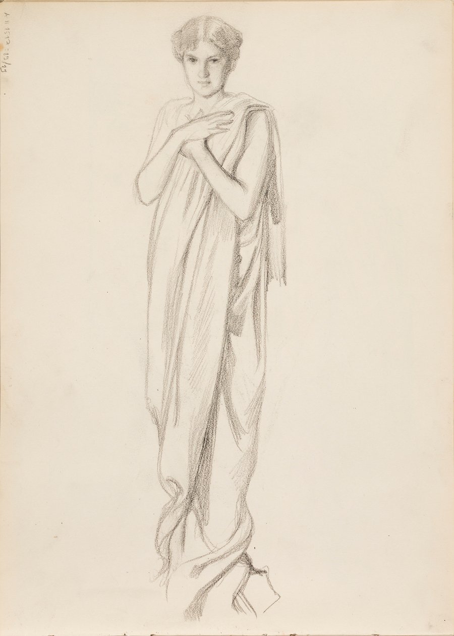 Aino Ackté als Alcestis, schets door Albert Edelfelt