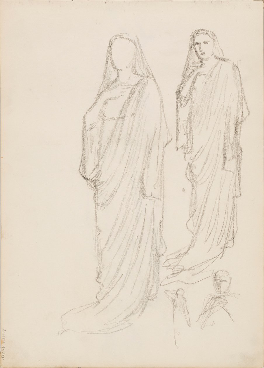 Aino Ackté als Alcestis, schets door Albert Edelfelt