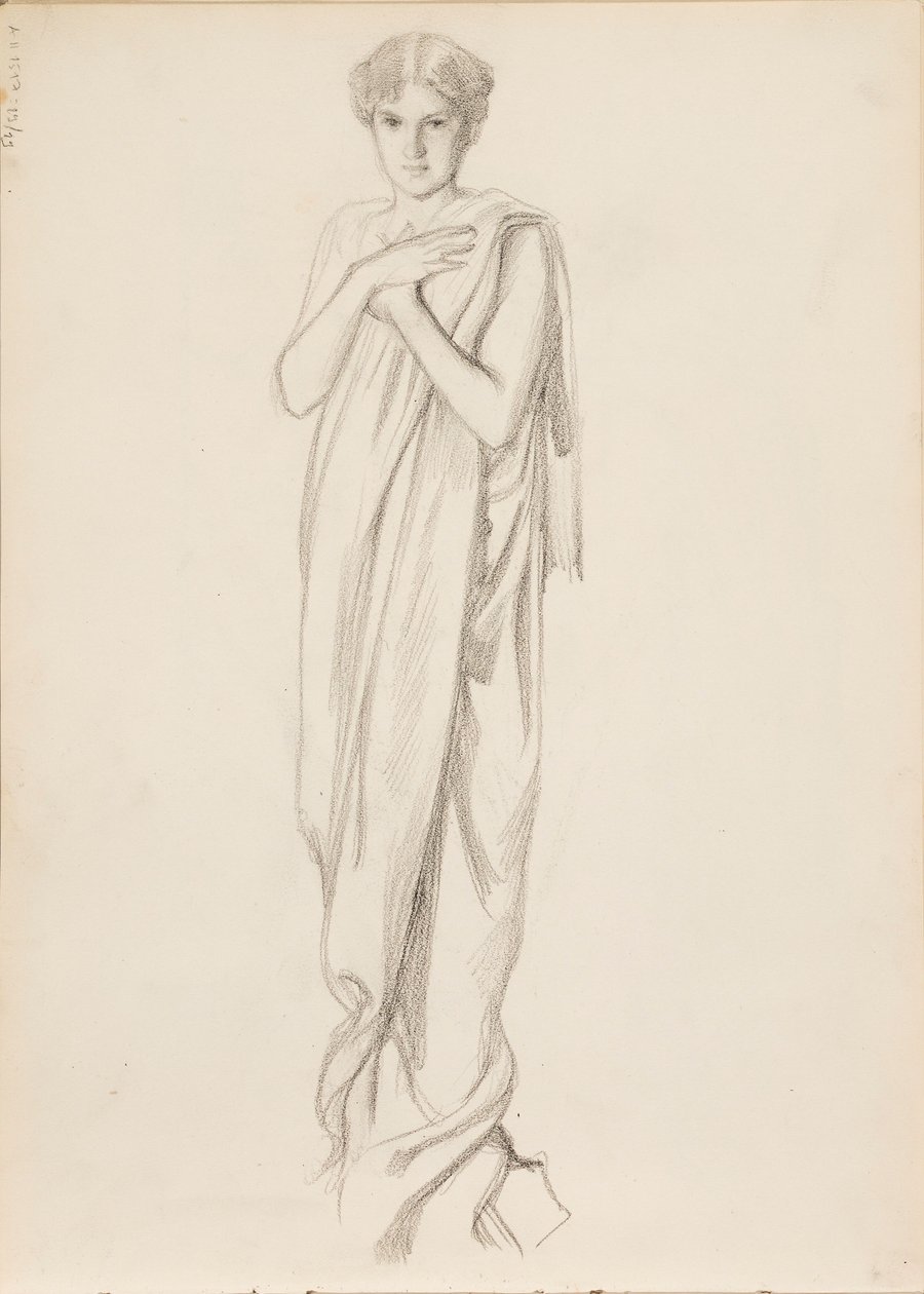Aino Ackté als Alcestis, schets door Albert Edelfelt