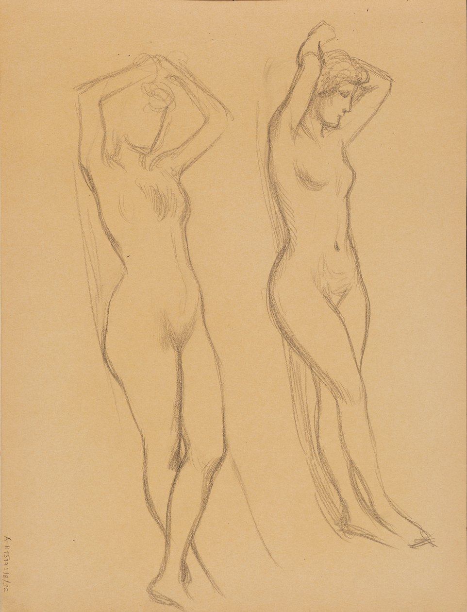Naakt door Albert Edelfelt
