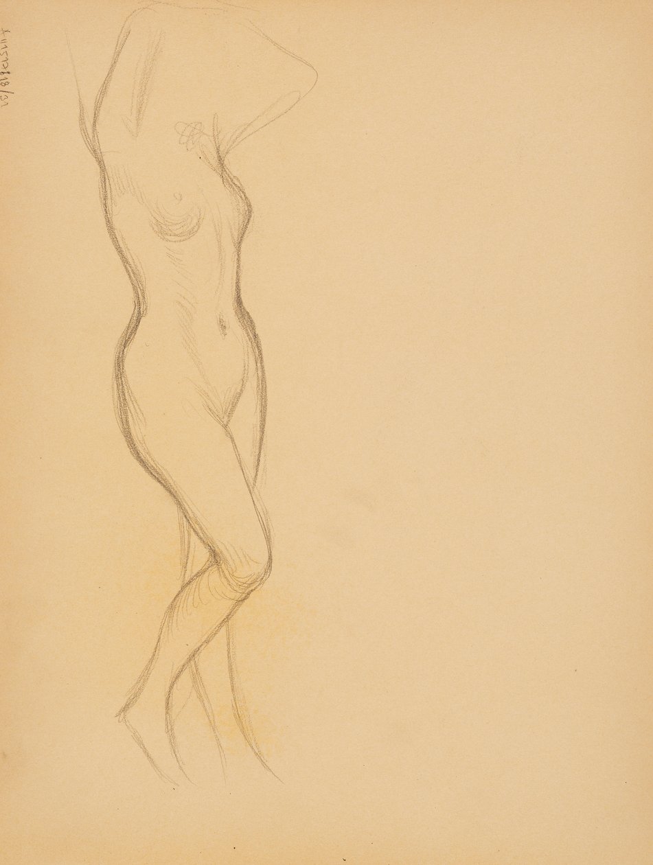 Naakt door Albert Edelfelt