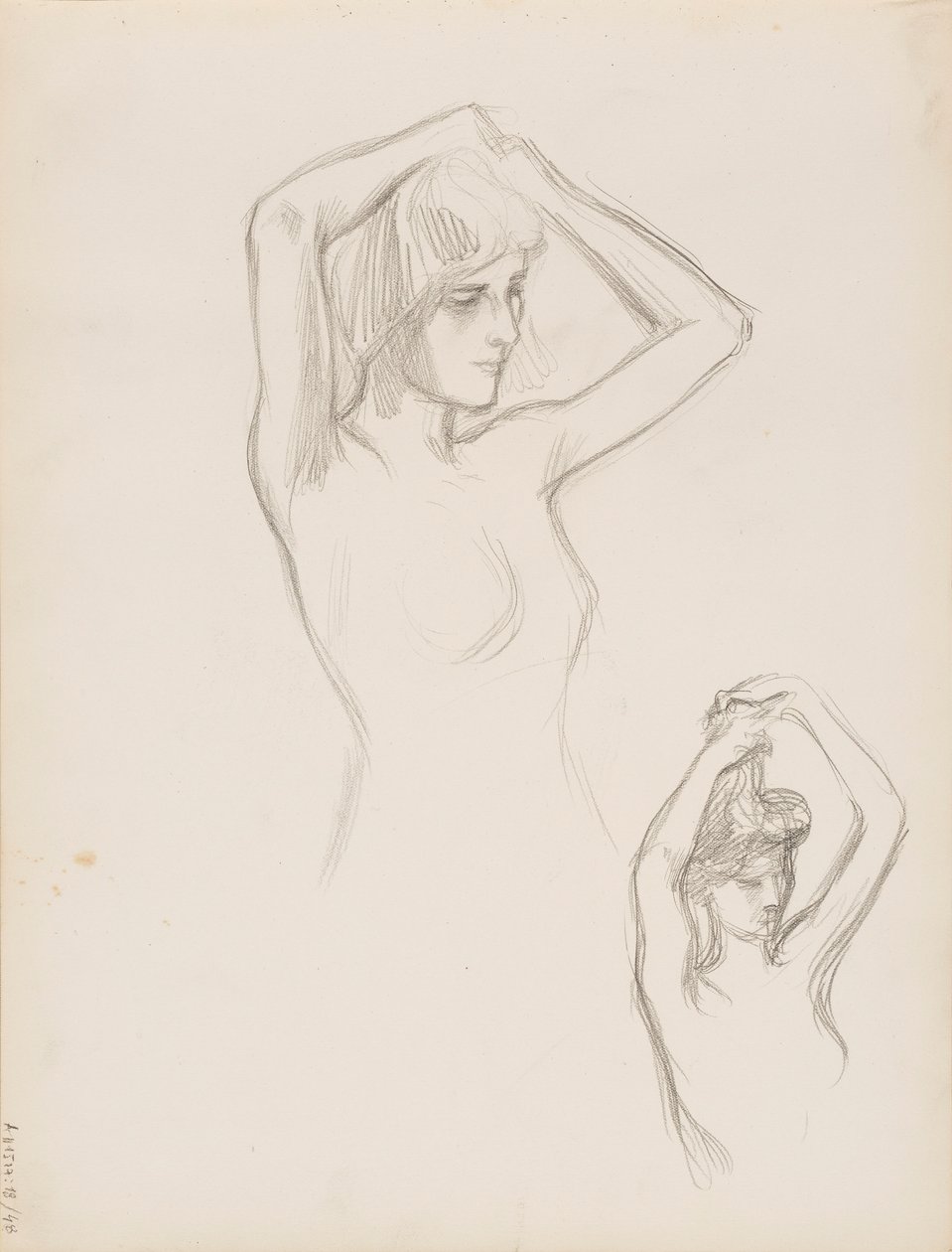 Naakt door Albert Edelfelt