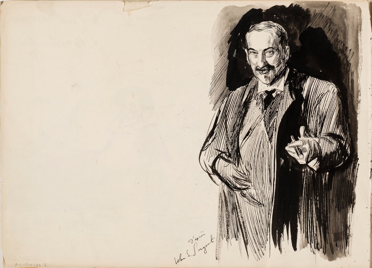 Asher Wertheimer naar John S. Sargent door Albert Edelfelt