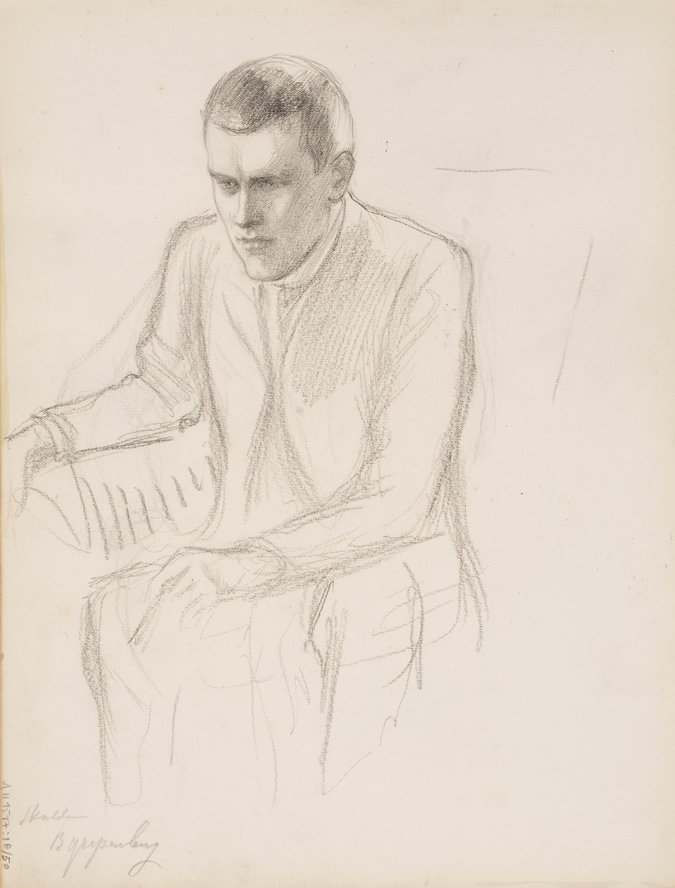 Bertel Gripenberg door Albert Edelfelt