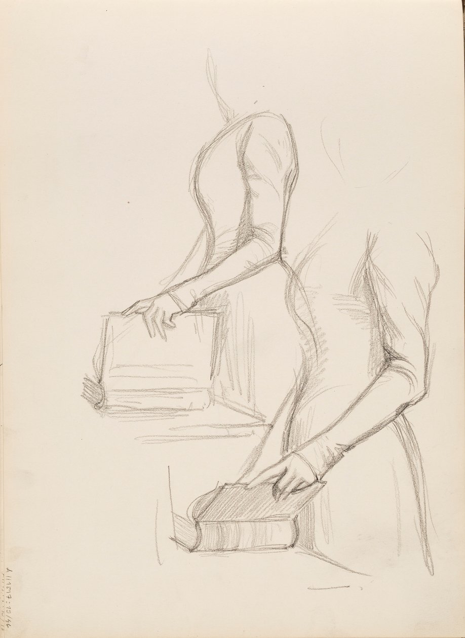 Camille Vallery-Radot, schets voor portret door Albert Edelfelt