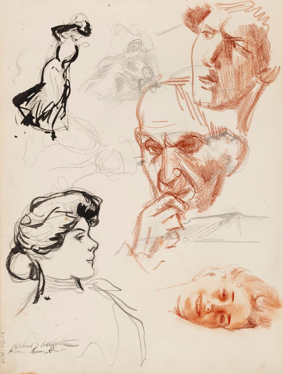 Ontwerpen van personeel door Albert Edelfelt